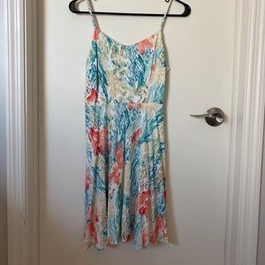 Floral fit and flare sundress